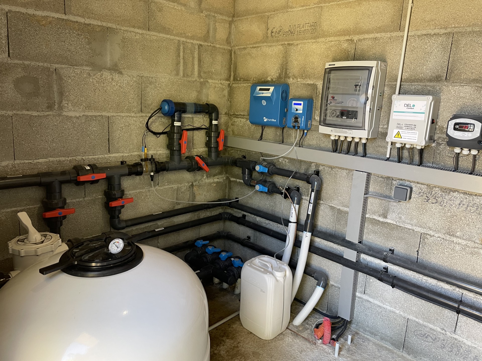 Local technique piscine complet