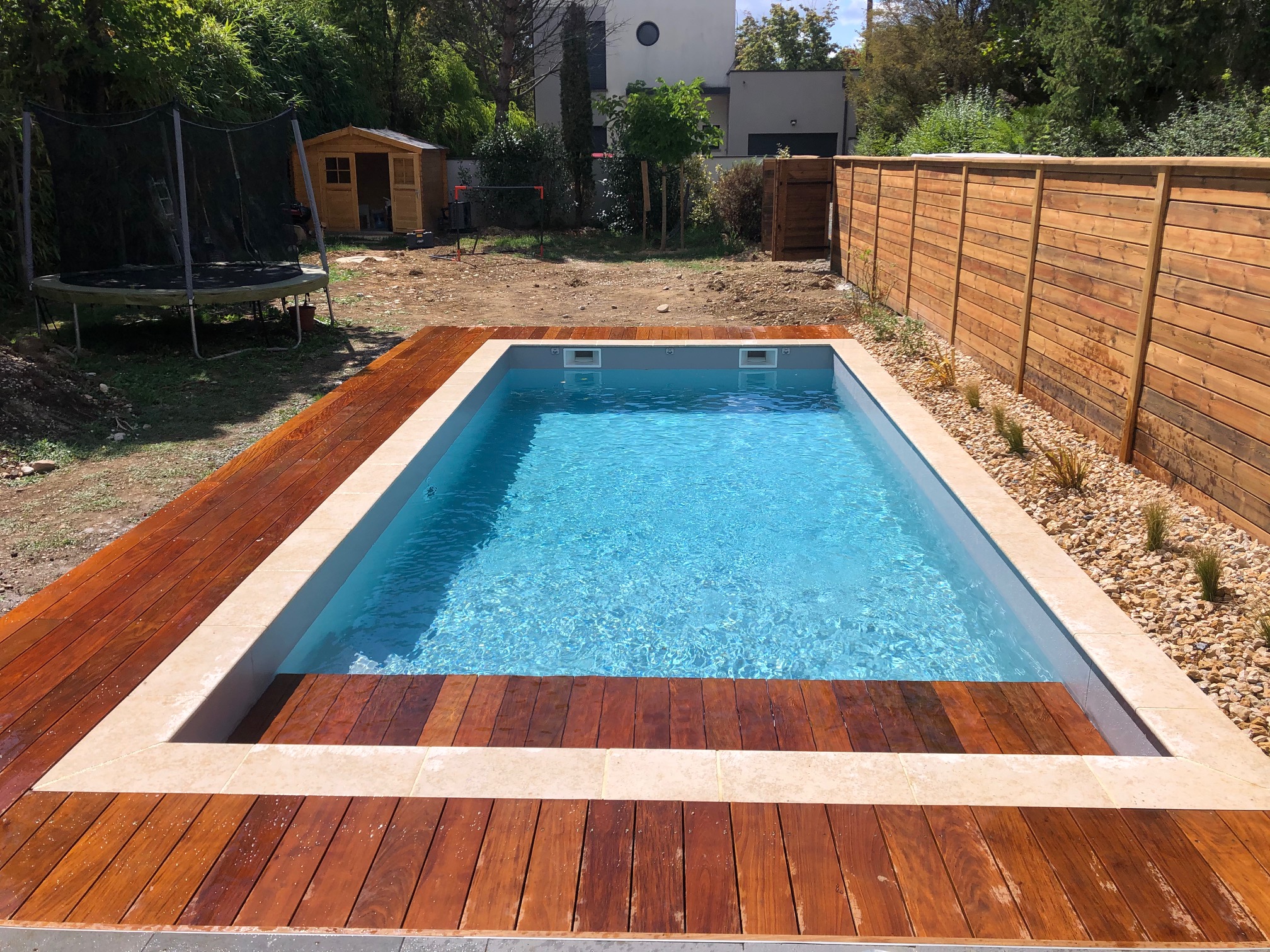 Piscine rectangulaire liner neuf